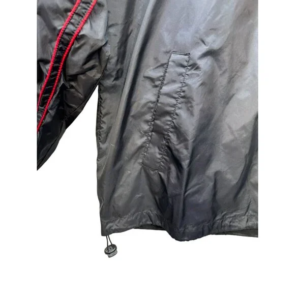 Proedge Mens Detroit Red Wings Pullover Windbreaker Jacket L Black - Picture 5 of 12